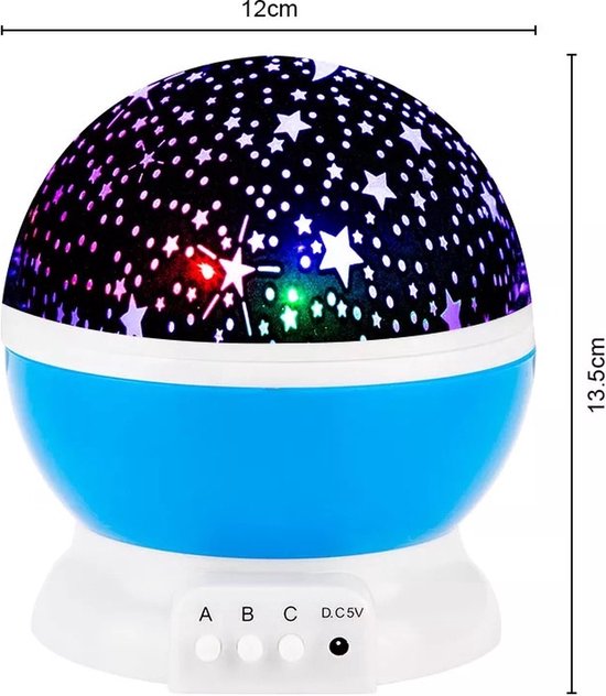 THAR nachtlampje blauw voor peuter slaapkamer