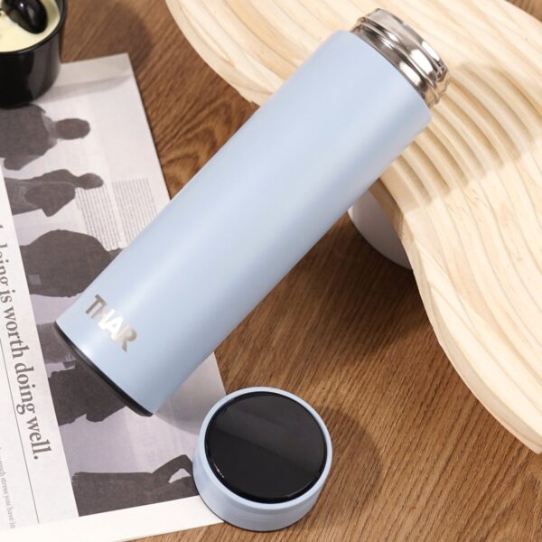 THAR Slimme Thermosfles - 0,5 Liter - LCD temperatuur Display - Dubbelwandige Thermosfles - Thermosbeker - Koffiebeker - Isoleerfles - Drinkflessen - Travel Mug - RVS - Afbeelding 19