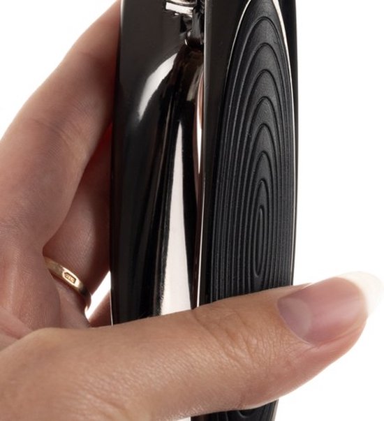 Ruhhy Notenkraker – Zwart Staal met Softgrip Handgrepen – Voor Walnoten & Hazelnoten - Afbeelding 2