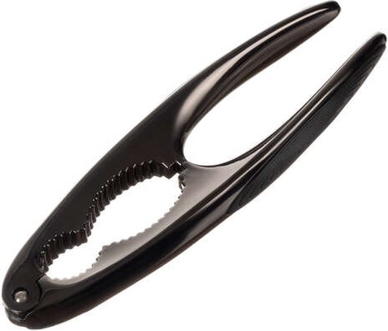 Ruhhy Notenkraker – Zwart Staal met Softgrip Handgrepen – Voor Walnoten & Hazelnoten - Afbeelding 4