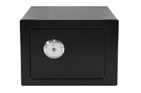 Malatec Mechanische Stalen Kluis 17×23×17 cm – Zwart – Veilig Sleutelkluisje met Montage & Cilinderslot - Afbeelding 6