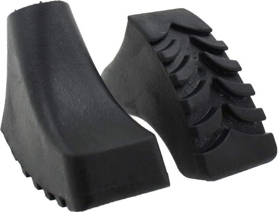 Set van 2 Voetjes voor Nordic Walking Stokken – Rubberen Schoendoppen – Universeel 11 mm – Vervangende Stokdopjes voor Grip & Stabiliteit - Afbeelding 4