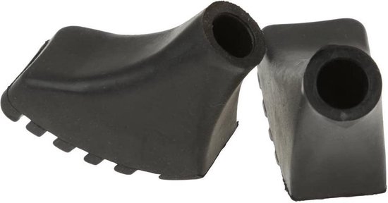 Set van 2 Voetjes voor Nordic Walking Stokken – Rubberen Schoendoppen – Universeel 11 mm – Vervangende Stokdopjes voor Grip & Stabiliteit - Afbeelding 5