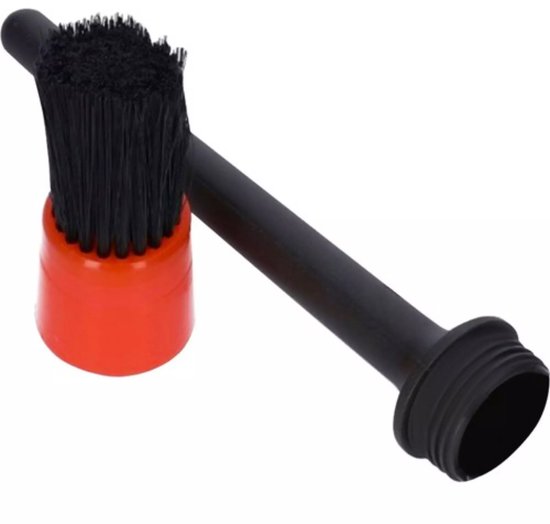 XTROBB® Auto Detail Brush Set – 5-delige Autowas Kwasten + Gratis Microvezeldoek – Interieur & Exterieur Reinigingsset - Afbeelding 8