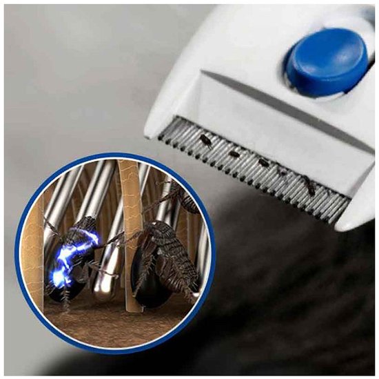 Elektrische Luizenkam voor Kat & Hond – Anti-Luizen Kam Zonder Gif – Veilig & Pijnloos – Geschikt voor Kort & Lang Haar – Draagbaar – Werkt op Batterijen - Afbeelding 2