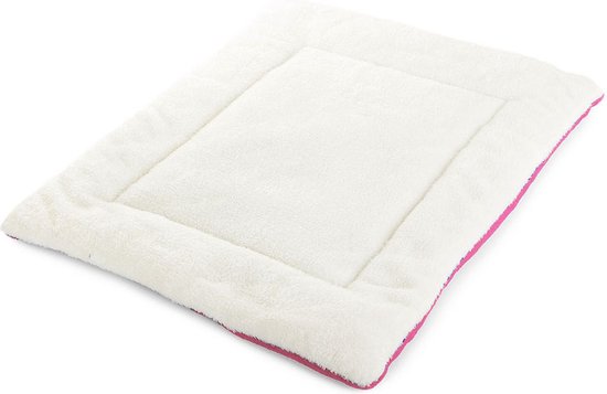 Hondenkussen XL – 100 % Zacht Polyester – Roze – 70×53×2 cm – Comfortabel, Duurzaam & Machinewasbaar - Afbeelding 5