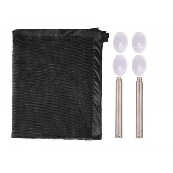 Veiligheidshekje XL Zwart – Oprolbaar Hondenhek & Traphek – Voor Deuropeningen tot 110 cm Breed en 75 cm Hoog – Zonder Boren – Veiligheid voor Huisdieren & Kinderen - Afbeelding 8