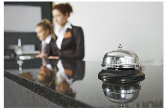 Malatec Servicebel – Receptiebel / Hotelbel – Metaal – Ø8,5 cm – Klassiek Ontwerp – Voor Balie, Bar, Hotel of Horeca - Afbeelding 5