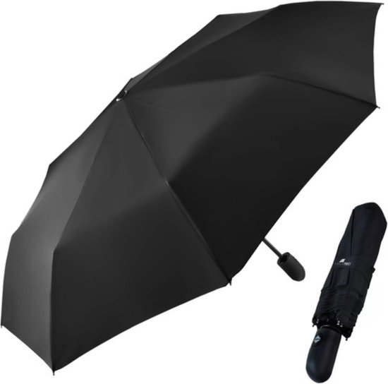 Malatec® Stormparaplu – Opvouwbaar & Stormbestendig tot 100 km/u – Automatisch Uitklapbaar – Incl. Beschermhoes – Zwart - Afbeelding 15