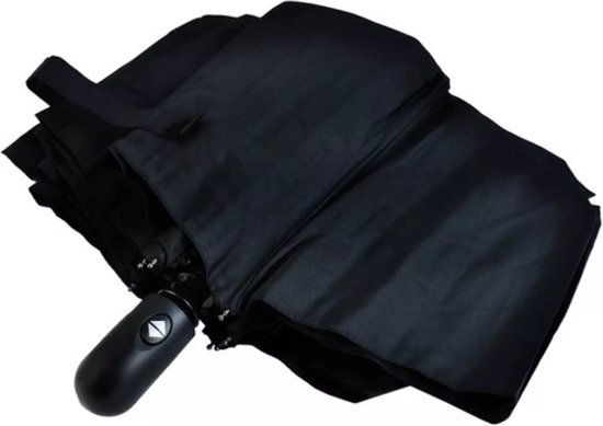 Malatec® Stormparaplu – Opvouwbaar & Stormbestendig tot 100 km/u – Automatisch Uitklapbaar – Incl. Beschermhoes – Zwart - Afbeelding 9