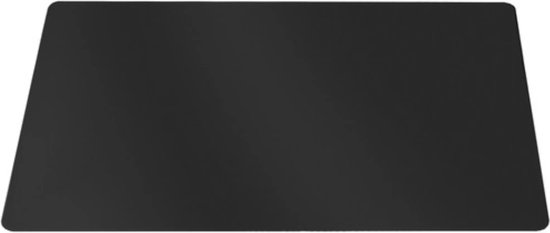 Ruhhy® Zwarte Vloerbeschermer Bureaustoelmat – 90×130 cm – PVC Stoelmat voor Harde Vloeren – Krasbestendig & Geluiddempend - Afbeelding 5