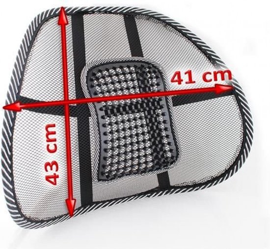 Malatec® Ergonomische Rugsteun – Ondersteunend Rugkussen voor Bureaustoel & Auto – Houding Corrector - Afbeelding 8