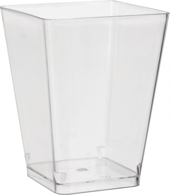 Ruhhy Dessertbekers 120 ml – Transparante Kunststof Amuseschaaltjes – Set van 50 Stuks - Afbeelding 10