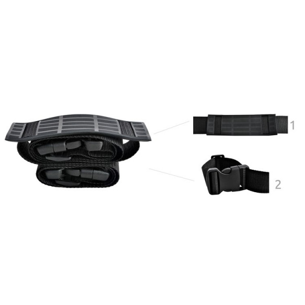 Universele Draagband 135 cm – Verstelbare Schouderriem met Comfortpad – Voor Loopfiets, Yogamat, Scooter, Stoel of Sportuitrusting – Zwart - Afbeelding 10