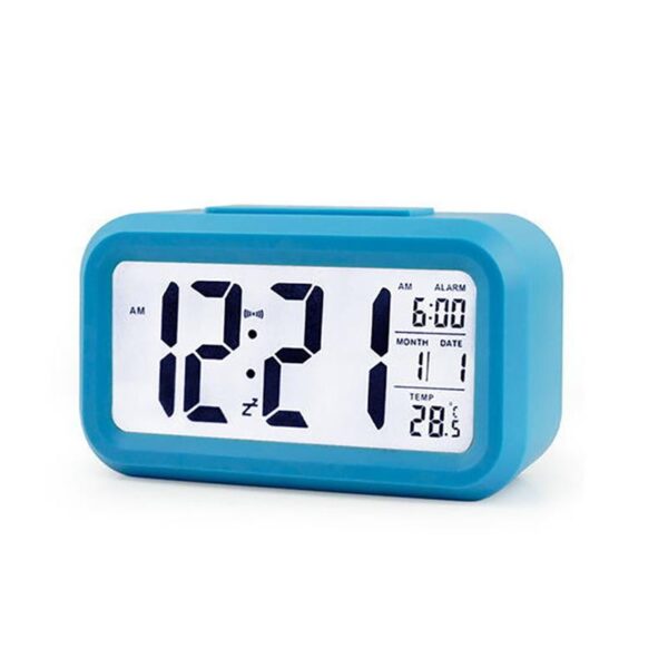 THAR Digitale Wekker – LED Klok met Alarm, Temperatuur & Kalender - Afbeelding 3