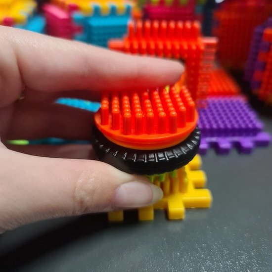 Kruzzel® Hedgehog Blocks 192-delige Bouwset – Educatief Constructiespeelgoed – Kleurrijke Klikblokjes voor Kinderen – Stimuleert Motoriek & Creativiteit – Vanaf 3 Jaar - Afbeelding 9