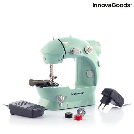 InnovaGoods Sewny Mini Draagbare Naaimachine – Met LED Licht, Draadsnijder & Accessoires – Compact & Elektrisch - Afbeelding 4