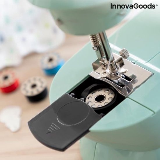 InnovaGoods Sewny Mini Draagbare Naaimachine – Met LED Licht, Draadsnijder & Accessoires – Compact & Elektrisch - Afbeelding 7