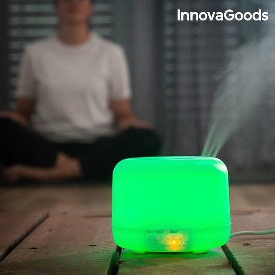InnovaGoods Mini Luchtbevochtiger met Aromatherapie – 300 ml – LED Verlichting – Stil – Compact en Veilig - Afbeelding 5