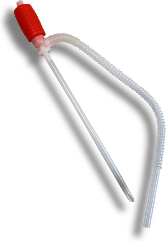 Hofftech Overhevelingspomp – Handmatige Vloeistofpomp – 39 cm – Geschikt voor Brandstof, Water, Benzine, Diesel & Petroleum – Kunststof – Universeel Gebruik