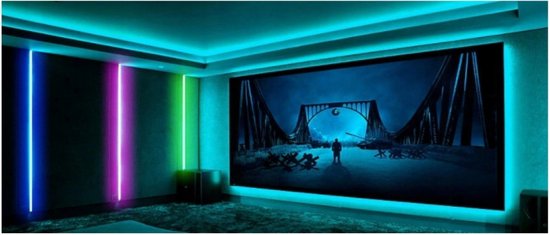 ADGO Tools Waterdichte LED Strip 5 Meter – RGB Kleurverlichting met Afstandsbediening – 300 LED’s – IP44 Spatwaterdicht – Dimbaar & Flexibel – Voor Binnen en Buiten - Afbeelding 3
