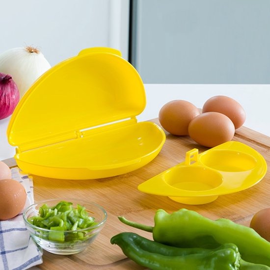 InnovaGoods Omeletmaker voor de Magnetron – Snel & Gezond Omeletten en Gepocheerde Eieren Bereiden