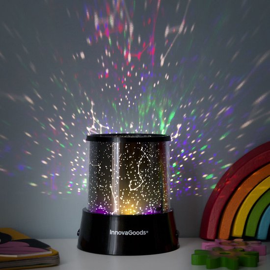 Innovagoods LED Galaxy Projector – Sterrenhemel Nachtlamp & Sfeerverlichting – Voor Kinderkamer, Slaapkamer & Feest - Afbeelding 6