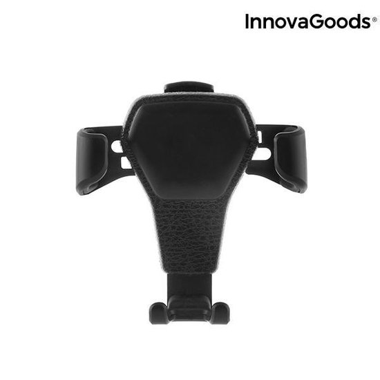 InnovaGoods Universele Telefoonhouder Auto – Ventilatierooster – Zwaartekracht Design – Geschikt voor iPhone, Samsung, Huawei en meer - Afbeelding 2