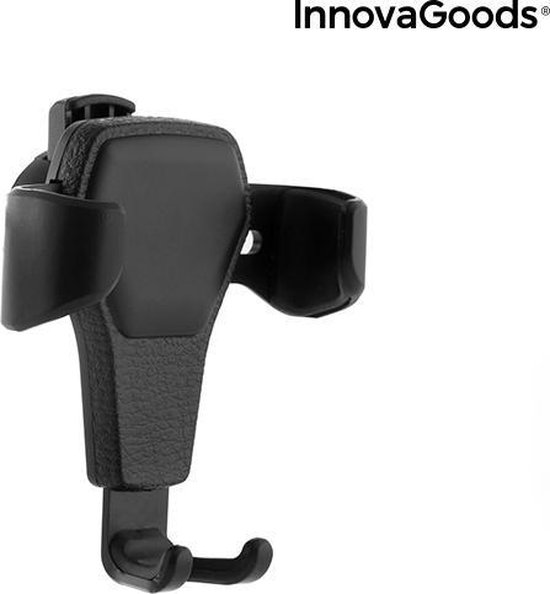 InnovaGoods Universele Telefoonhouder Auto – Ventilatierooster – Zwaartekracht Design – Geschikt voor iPhone, Samsung, Huawei en meer - Afbeelding 10