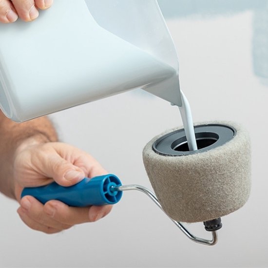 InnovaGoods Roll N’ Paint – Anti-Druip Verfroller Set (5-delig) – Navulbaar – Met Verlengstok – Druppelvrij Schilderen - Afbeelding 4