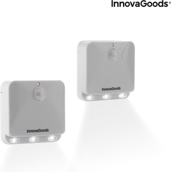 InnovaGoods Lumtoo LED Lamp met Bewegingssensor – 2 Stuks – Automatische Draadloze Verlichting – Voor Binnen en Buiten – Grijs - Afbeelding 12