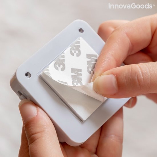 InnovaGoods Lumtoo LED Lamp met Bewegingssensor – 2 Stuks – Automatische Draadloze Verlichting – Voor Binnen en Buiten – Grijs - Afbeelding 4