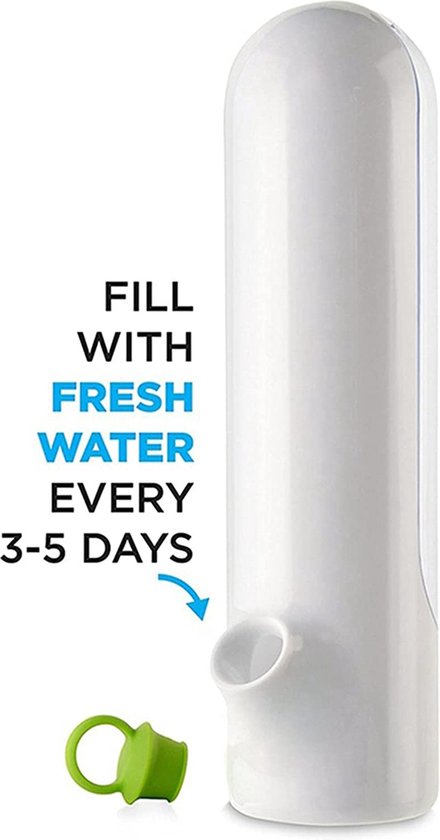 Herb Fresh Keeper – Houder voor Verse Kruiden – Houdt Kruiden Langer Vers & Smaakvol – Compact & Transparant Ontwerp voor Koelkast en Keuken - Afbeelding 2