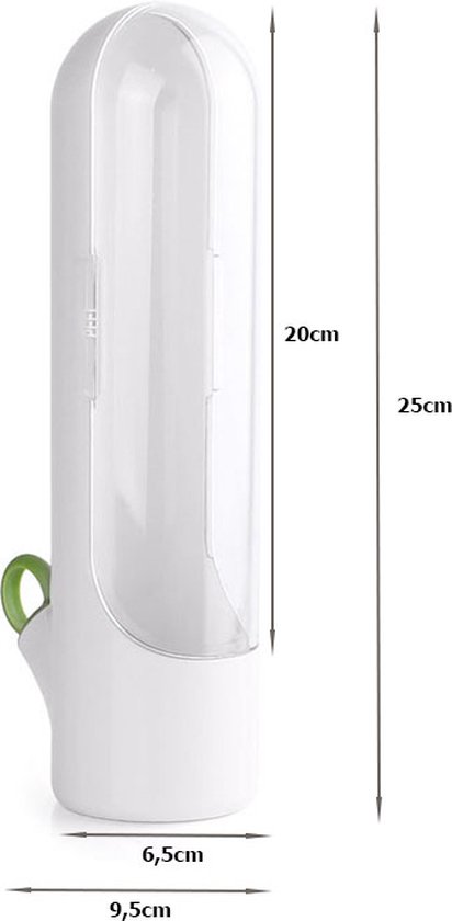 Herb Fresh Keeper – Houder voor Verse Kruiden – Houdt Kruiden Langer Vers & Smaakvol – Compact & Transparant Ontwerp voor Koelkast en Keuken - Afbeelding 5