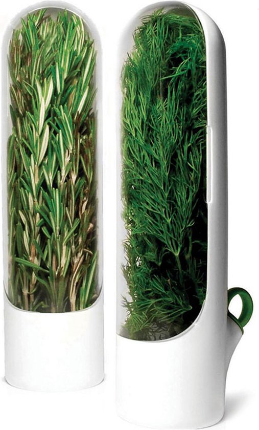 Herb Fresh Keeper – Houder voor Verse Kruiden – Houdt Kruiden Langer Vers & Smaakvol – Compact & Transparant Ontwerp voor Koelkast en Keuken - Afbeelding 7