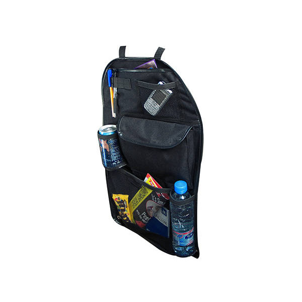 Auto Organizer 59×38 cm – Waterbestendige Stoelbescherming met Meerdere Opbergvakken – Universele Beschermhoes Achter Autostoel - Afbeelding 2