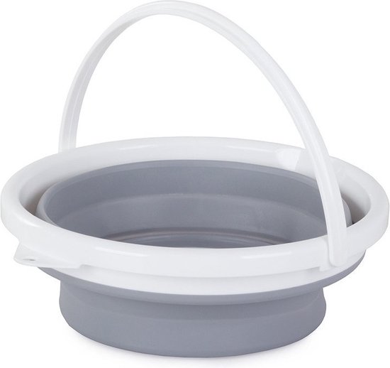 Siliconen Opvouwbare Emmer 5L – Opvouwbare Camping Emmer – Draagbare Wateremmer – Opberg- en Vouwemmer Voor Outdoor & Reizen - Afbeelding 2