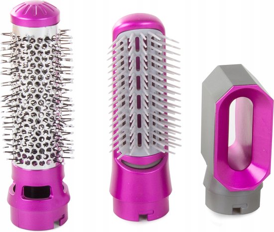 3-in-1 Hairdryer – Föhn, Krultang & Stijltang – Ionische Technologie – 3 Warmte- & Snelheidsstanden – Inclusief 3 Opzetstukken – Compact & Lichtgewicht - Afbeelding 2