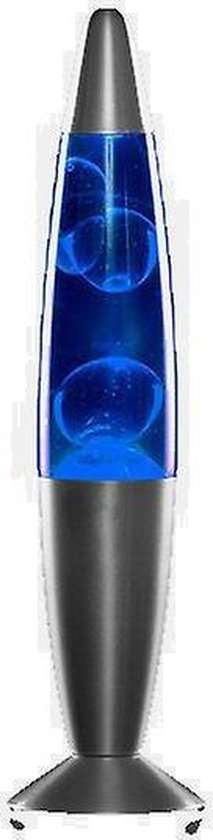 Innovagoods Magma Lavalamp 25W – LED Tafellamp – Sfeerverlichting in Rood, Groen & Blauw – Retro Design - Blauw