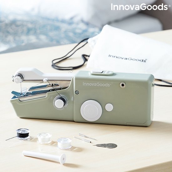 InnovaGoods Sewket Draagbare Handnaaimachine – Mini Reis Naaimachine – Inclusief Accessoires & Draagtas – Compact & Lichtgewicht - Afbeelding 2
