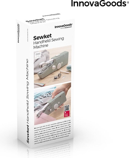 InnovaGoods Sewket Draagbare Handnaaimachine – Mini Reis Naaimachine – Inclusief Accessoires & Draagtas – Compact & Lichtgewicht - Afbeelding 4