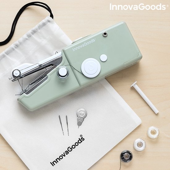 InnovaGoods Sewket Draagbare Handnaaimachine – Mini Reis Naaimachine – Inclusief Accessoires & Draagtas – Compact & Lichtgewicht - Afbeelding 7