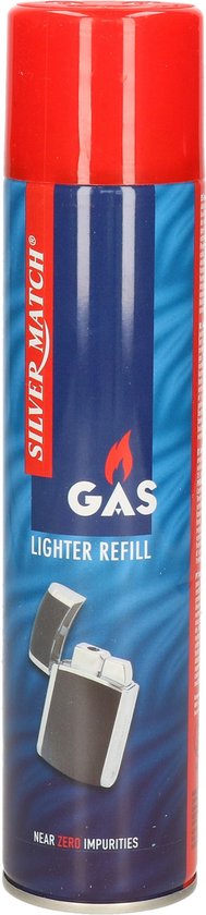Silver Match Aanstekergas 250 ml – Hoogwaardig Butaangas Navulbus – Universele Aanstekervulling voor Aanstekers, Branders & Gasgereedschap – Schoon, Zuiver & Lekvrij - Afbeelding 3