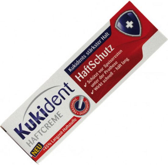 Kukident Kleefpasta Voordeelset 2 Stuks – 1× Extra Sterk & 1× Professional Sterk Med + Kamille – 40 g Tubes – Sterke Fixatie voor Kunstgebitten - Afbeelding 6