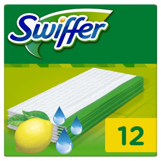 Swiffer Vochtige Vloerdoekjes 12 stuks – Krachtige en frisse reiniging voor harde vloeren - Afbeelding 10