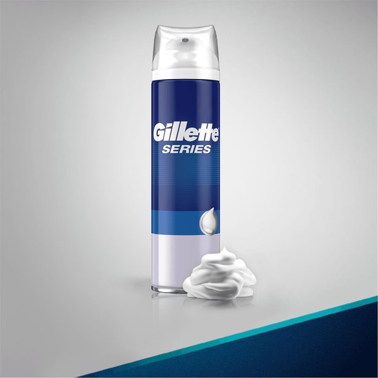 Gillette Series Verzorgende Scheerschuim Mannen 250 ml – Beschermend & Hydraterend Scheerschuim voor een Gladde Scheerbeurt - Afbeelding 3