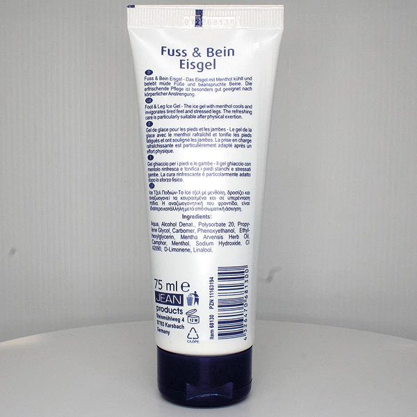 Elina Voeten IJs Gel – Verkoelende Voetengel met Menthol & Pepermuntolie – 75 ml - Afbeelding 2