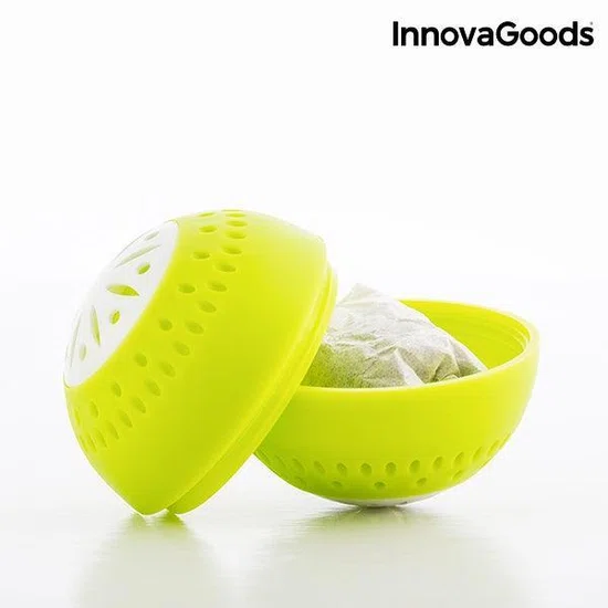 InnovaGoods Koelkast Vershoudballen – Set van 3 – Met Actieve Koolstof – Verwijdert Geuren & Verlengt Versheid van Groenten en Fruit - Afbeelding 3