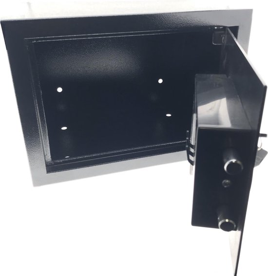 Benson Elektronische Kluis met Cijferslot – Stahlex Superlock – 25 x 35 x 25 cm – Met Sleutel & Bevestigingsbouten – Programmeerbaar Codeslot – Voor Binnen & Buiten – Zwart - Afbeelding 7