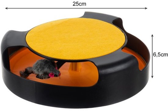 Purlov Interactief Kattenspeelgoed – “Vang de Muis” Speelset met Beweging & Geluid – Stimuleert Jachtinstinct – Geschikt voor Alle Katten - Afbeelding 9